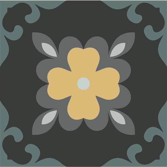 Dahlia Night 15x15