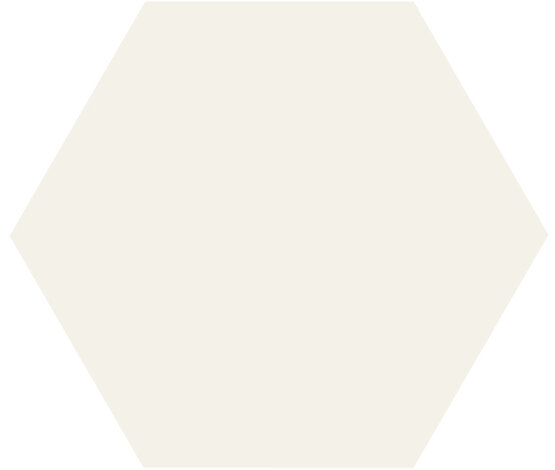 Hexagon Nice White 23x26