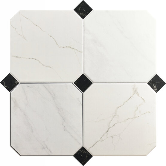 Octagon Verona White 20x20